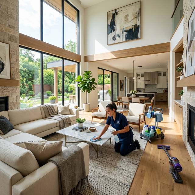 Professional Touch Life cleaning team in uniform